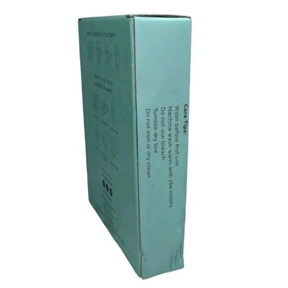 Natemia Bamboo Muslin Swaddle Blanket Harvest Gold 47" x 47" New - Picture 3 of 6